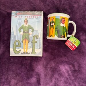 Elf DVD and Mug Set; sealed, unopened